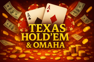 Texas Hold’em & Omaha J97 – Bộ Đôi Poker Đỉnh Cao Cho Người Chơi Chiến Thuật